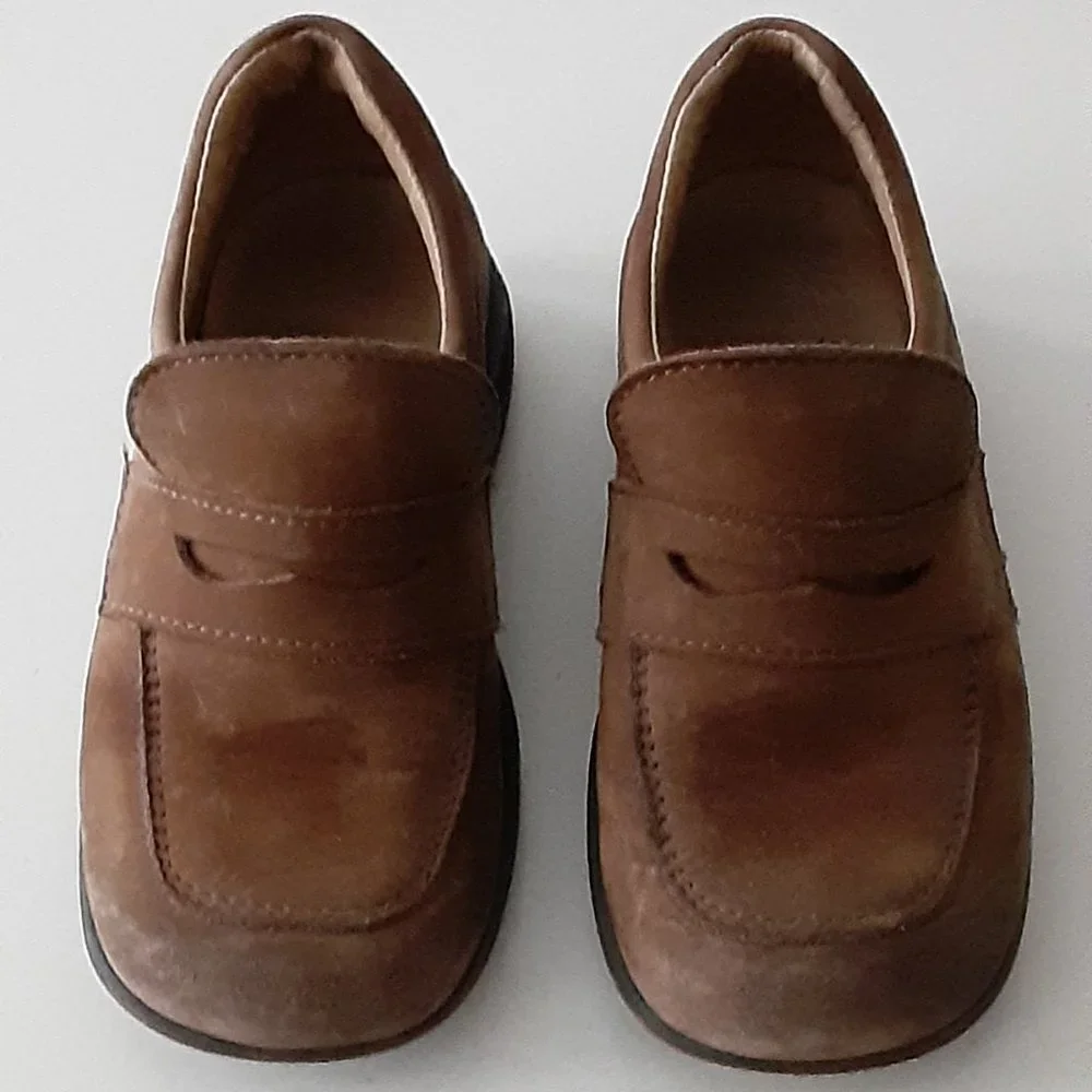 NATURINO kids brown suede loafer size 25